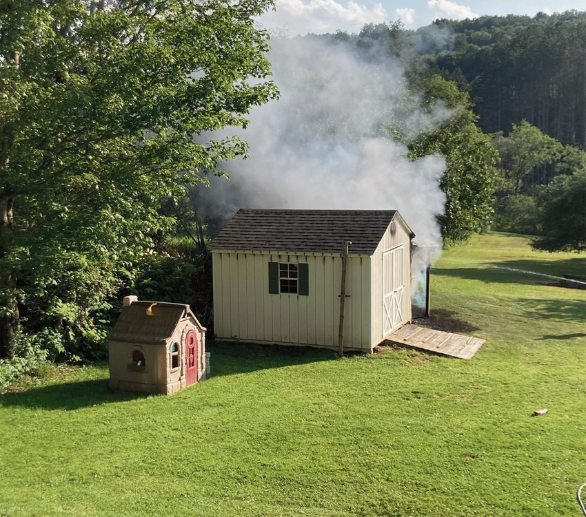 Fire Destroys Shed In Meredith | The Reporter (Catskills Today)